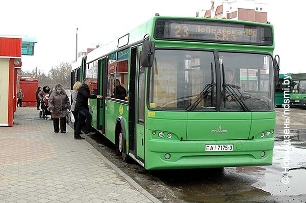 Карта жлобина с остановками автобусов